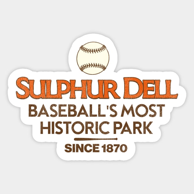 Defunct Sulphur Dell Baseball Stadium Sticker by Defunctland